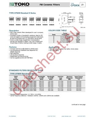 SK107M1N-AO-10 datasheet  